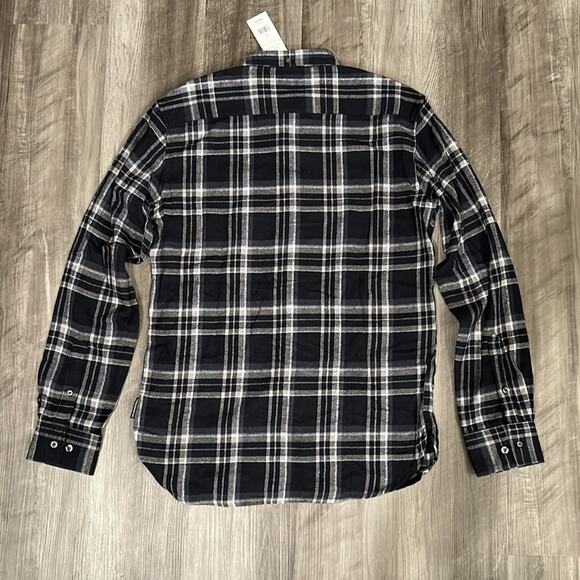 French Connection Flannel Long Sleeve Button Down Shirt - Medium - Picture 3 of 7
